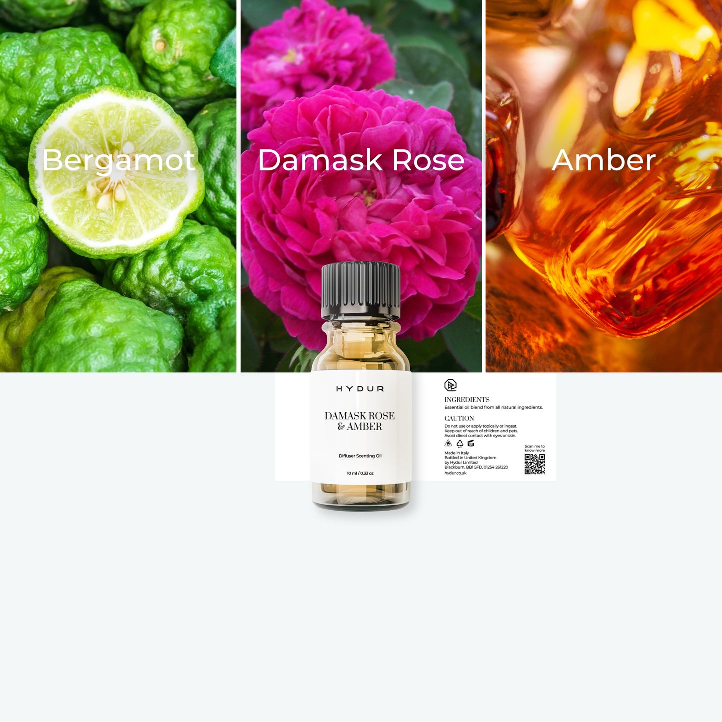 Damask Rose & Amber Scenting Oil