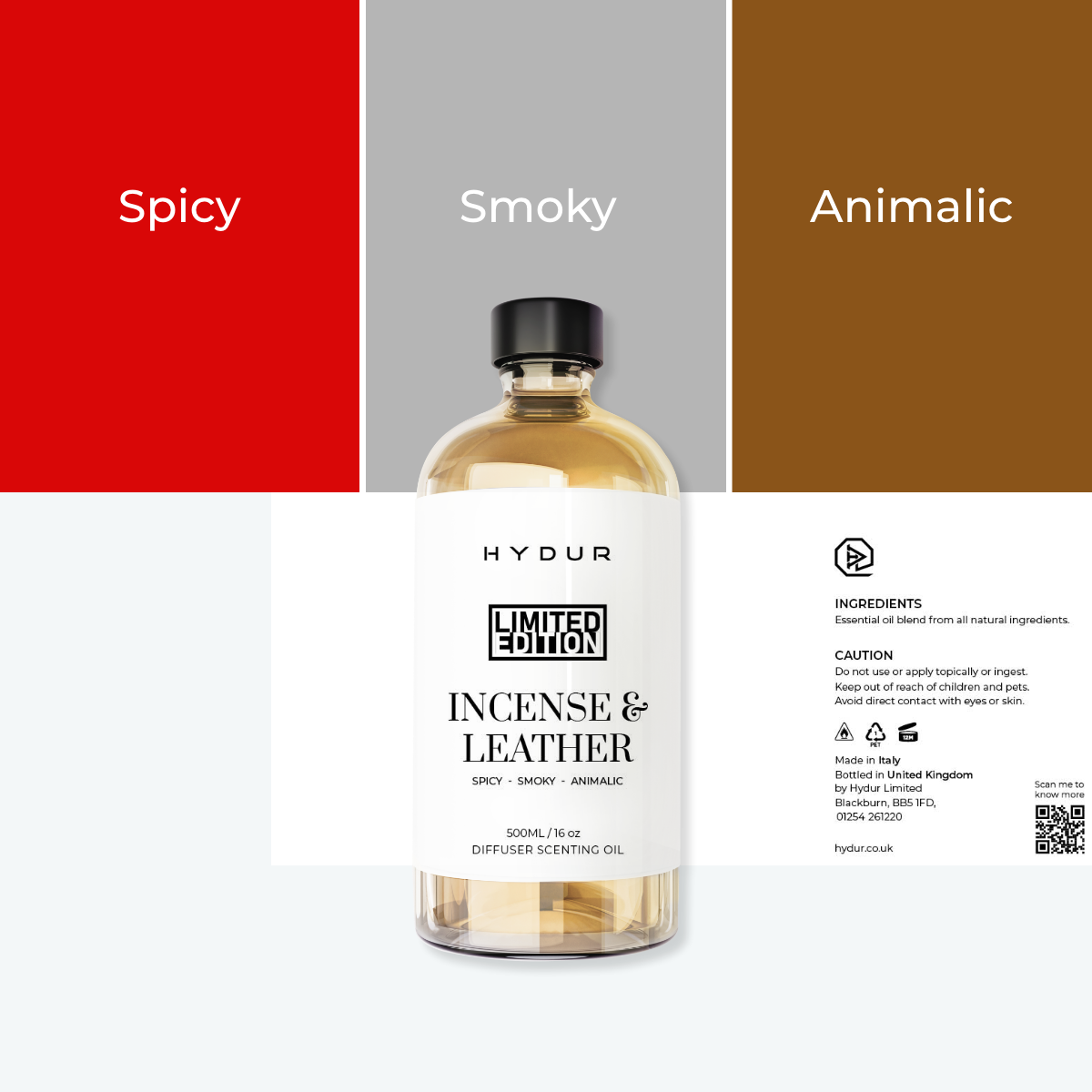 Incense & Leather Premium Scenting Oil - Limited Edition