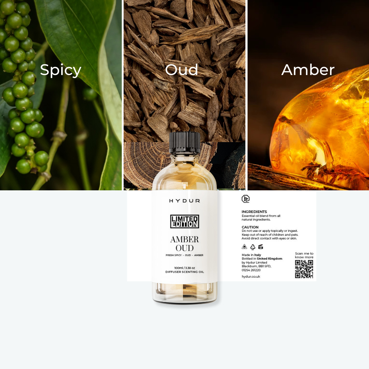 Amber Oud Premium Scenting Oil - Limited Edition