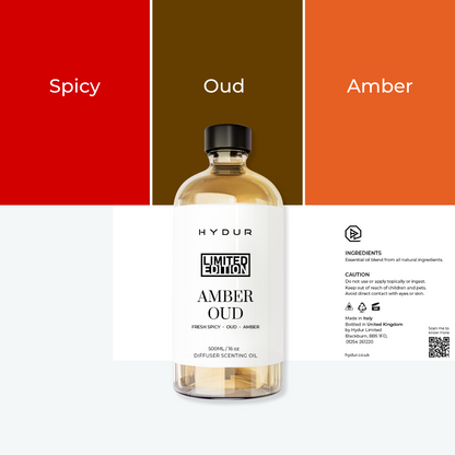 Amber Oud Premium Scenting Oil - Limited Edition