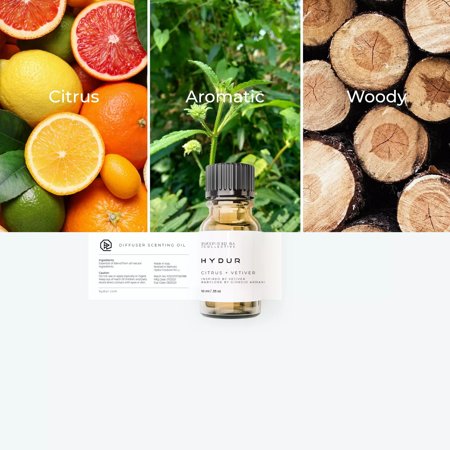 Citrus + Vetiver Scenting Oil