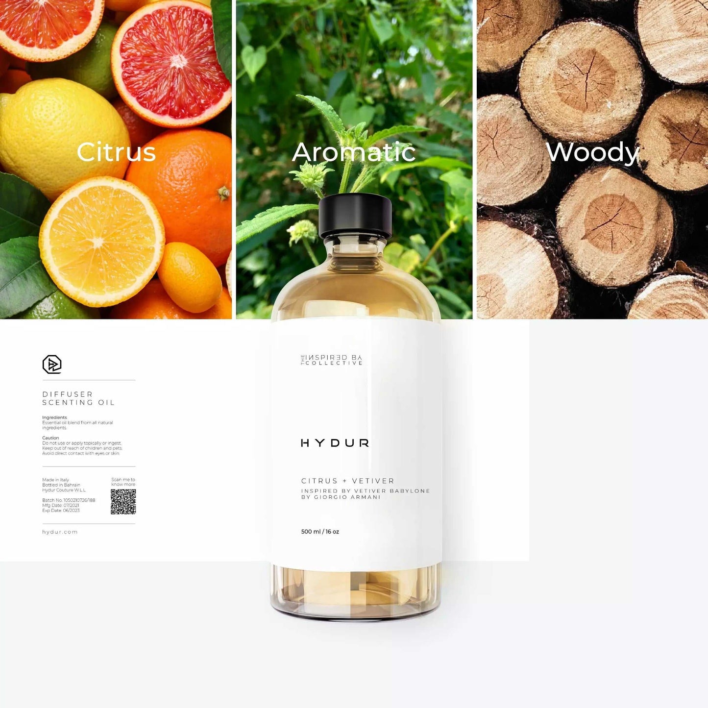 Citrus + Vetiver Scenting Oil