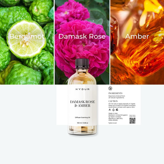 100ml - Damask Rose & Amber