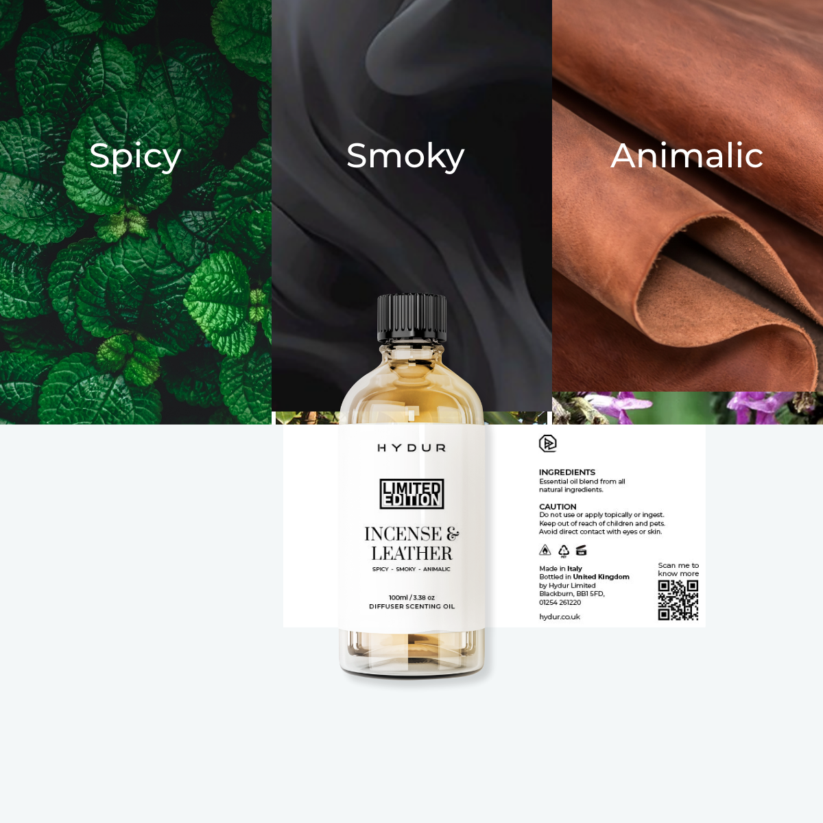 Incense & Leather Premium Scenting Oil - Limited Edition