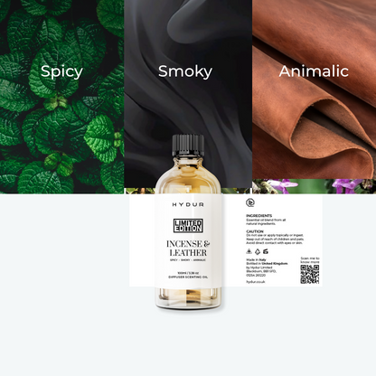 Incense & Leather Premium Scenting Oil - Limited Edition